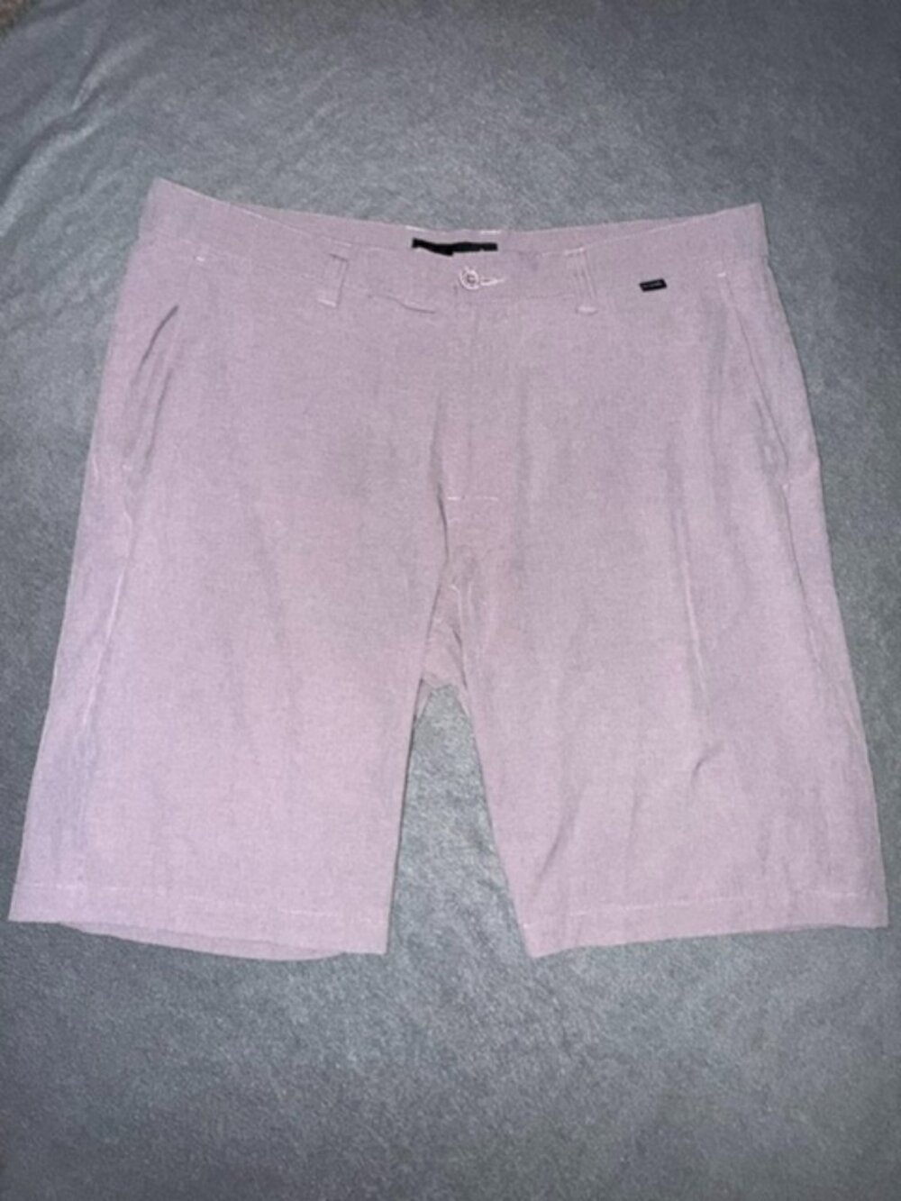 TravisMathew Men’s 36 Purple Shorts Poly Cotton Stretch Performance Casual Golf